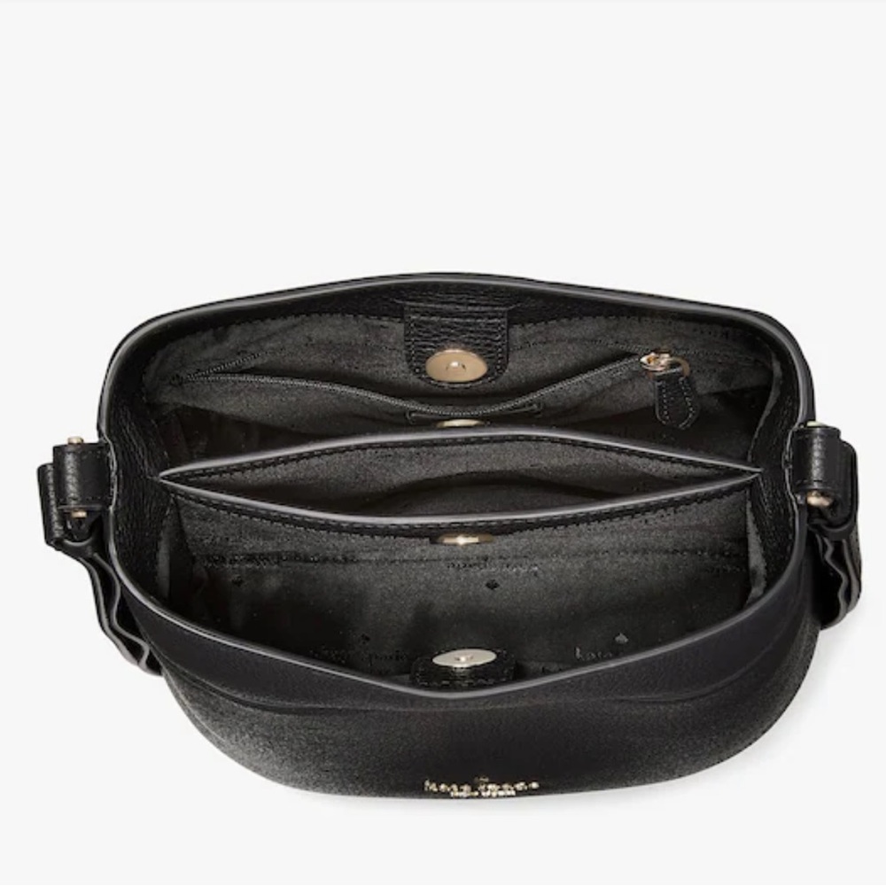 Kate Spade Leila Small Bucket Bag
COLOR:
Black 
NWT - Picture 8 of 16